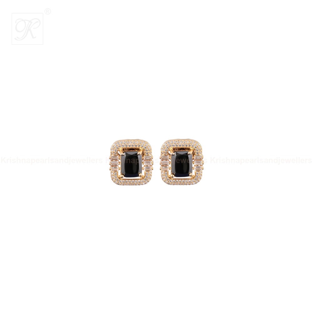 Regal Midnight Pearl and Stone Necklace Set | Krishna Pearls and Jewellers