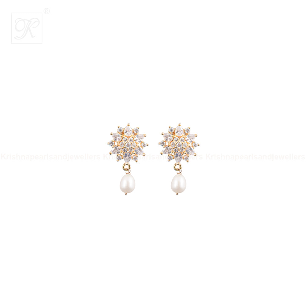 Graceful Layered Pearl Necklace Set with | Krishna Pearls and Jewellers