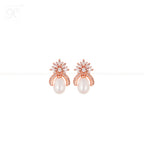 Ivory Drop Sparkle Pendant & Earrings Set | Krishna Pearls and Jewellers