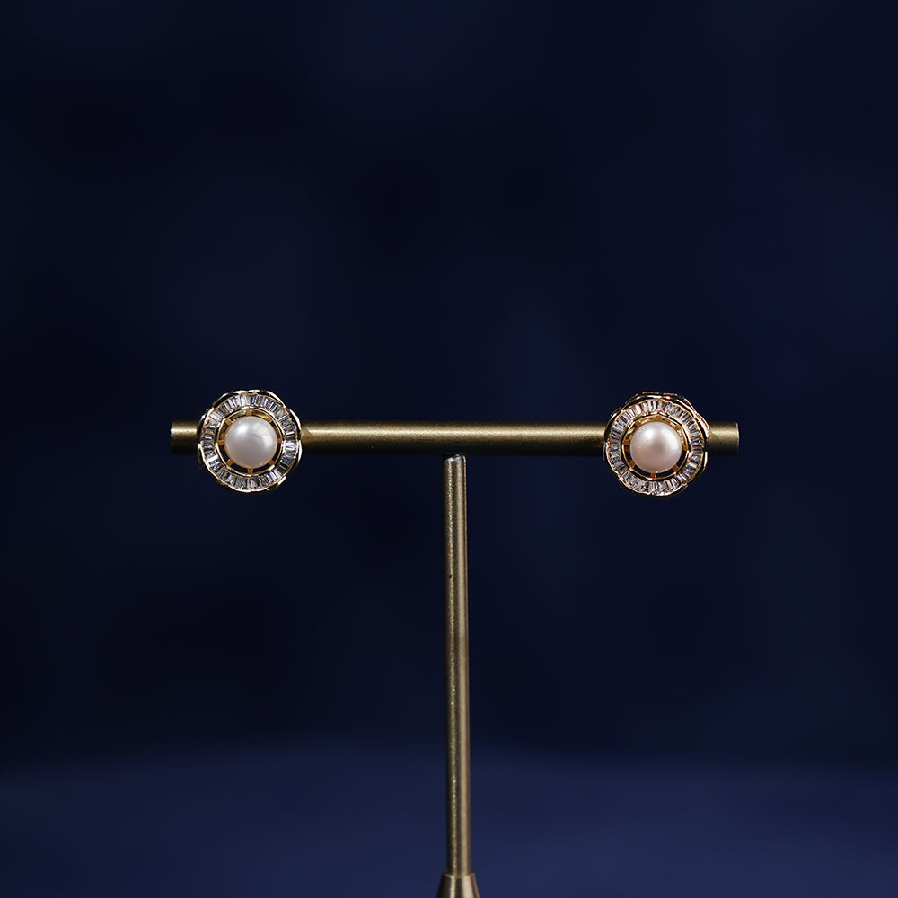 Vintage Halo Pearl Pendant Jewelry for Women
