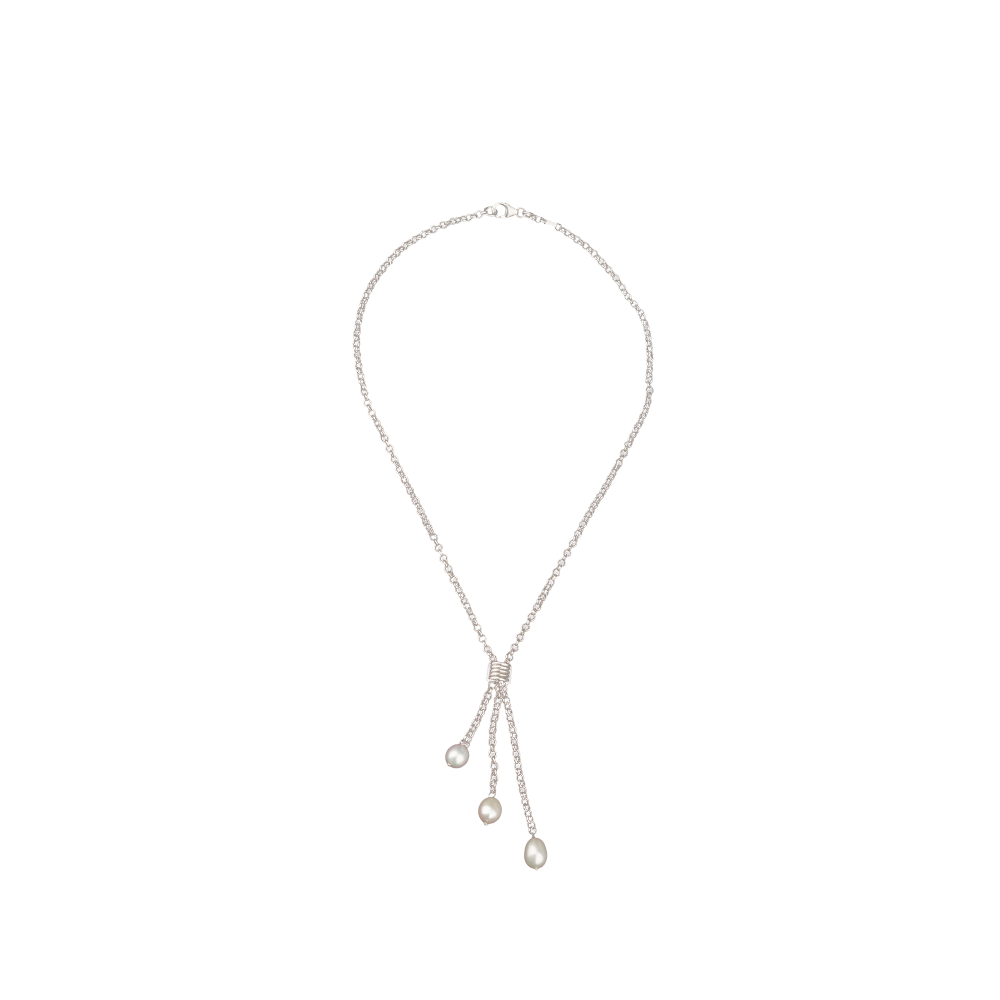 Trinity Elegance: Triple Pearl Drop Fancy | Krishna Pearls and Jewellers