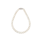 Classic Grace: White Pearl Necklace with | Krishna Pearls and Jewellers