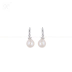 Classic Cream Drop Pearl Set Freshwater | Krishna Pearls and Jewellers