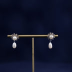 Elegant Freshwater Pearl Necklace & Earrings Set
