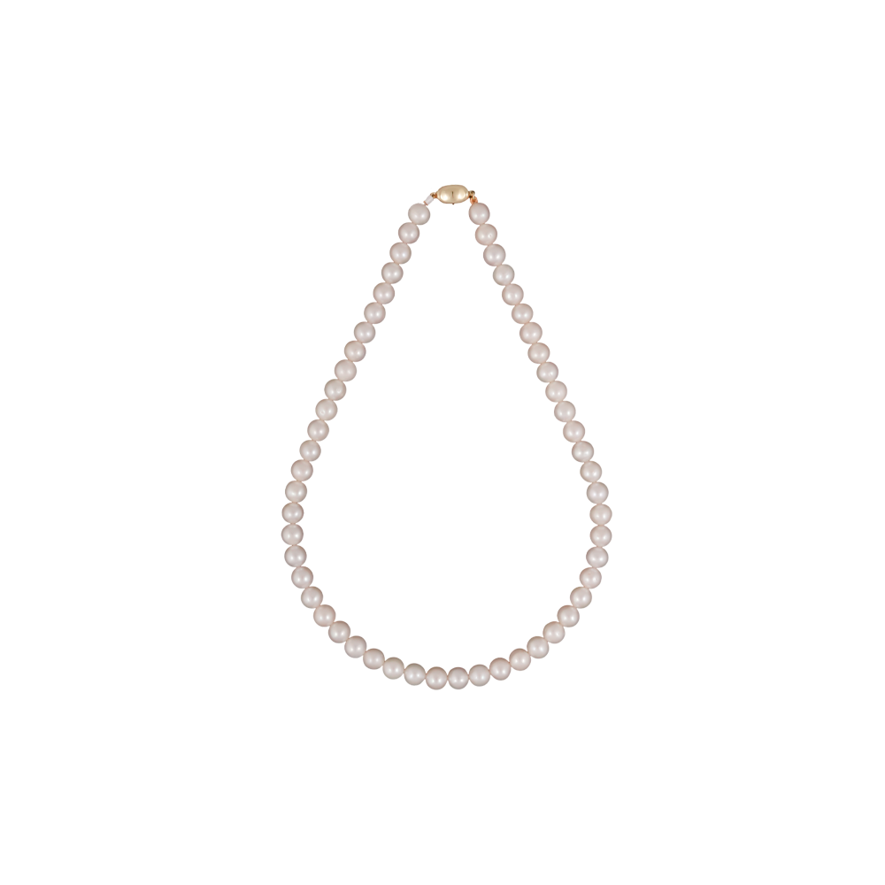 Elegant Single-Strand Large Round | Krishna Pearls and Jewellers