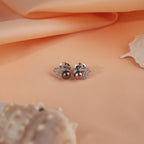 Bronze Grace Swan Pearl Set Freshwater | Krishna Pearls and Jewellers