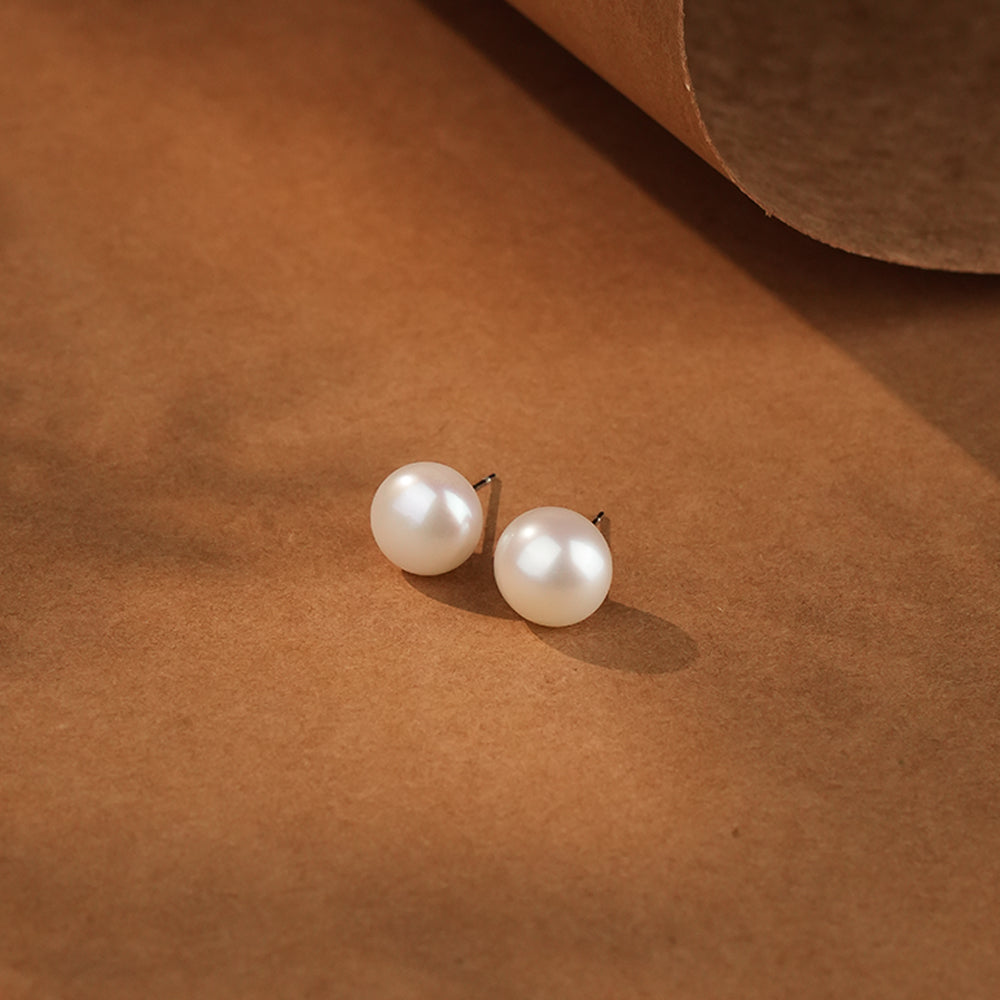 Classic Double-Layer Pearl Necklace with Pearl Stud Earrings & Pearl Bracelet | Timeless Pearl Jewellery Combo Set for Women