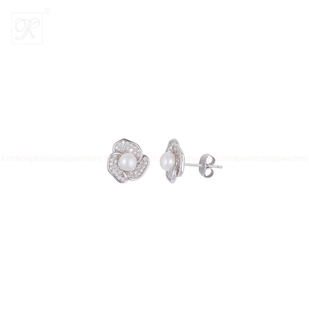 Blossom Grace Pearl Set Freshwater Pearl | Krishna Pearls and Jewellers