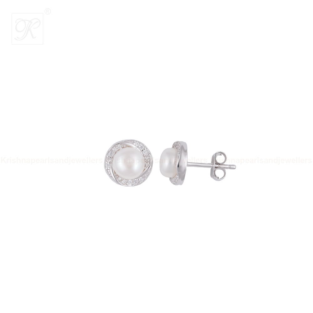 Timeless Halo Pearl Set Freshwater Pearl | Krishna Pearls and Jewellers