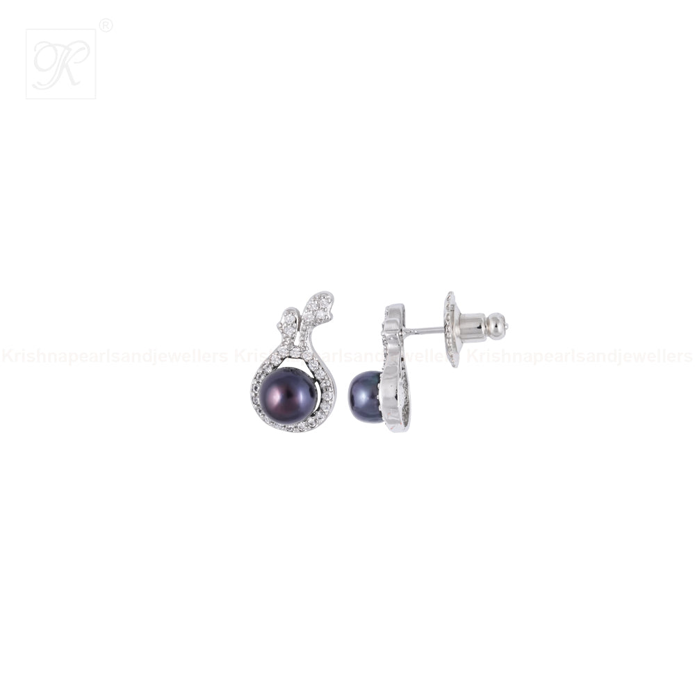 Bronze Radiance Pearl Drop Set Freshwater | Krishna Pearls and Jewellers