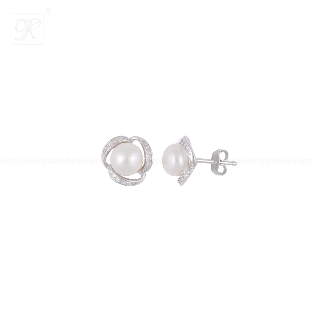 Swirling Radiance Pearl Set Freshwater | Krishna Pearls and Jewellers