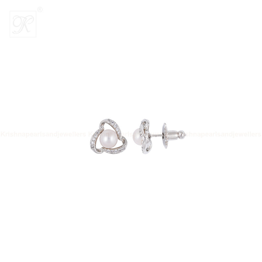 Pearl Halo Tri-Loop Set Freshwater Pearl | Krishna Pearls and Jewellers