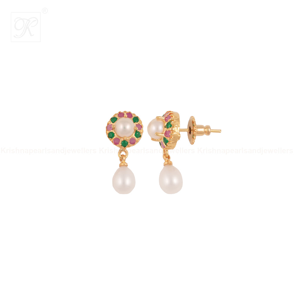 Royal Radiance Pearl & Gemstone Set | Krishna Pearls and Jewellers