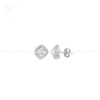 Diamond Frame White Pearl Ensemble | Krishna Pearls and Jewellers