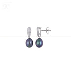 Midnight Leaf Pearl Set – Blue Teardrop | Krishna Pearls and Jewellers