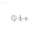 Lunar Grace ROUND Pearl Pendant & Earrings | Krishna Pearls and Jewellers