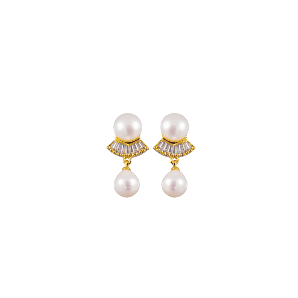 Regal Glow Pearl Jewelry Set Freshwater | Krishna Pearls and Jewellers