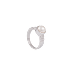 Classic Radiance: White Pearl Sterling | Krishna Pearls and Jewellers