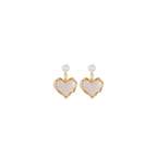 Golden Heart of Pearl Set Freshwater Pearl | Krishna Pearls and Jewellers