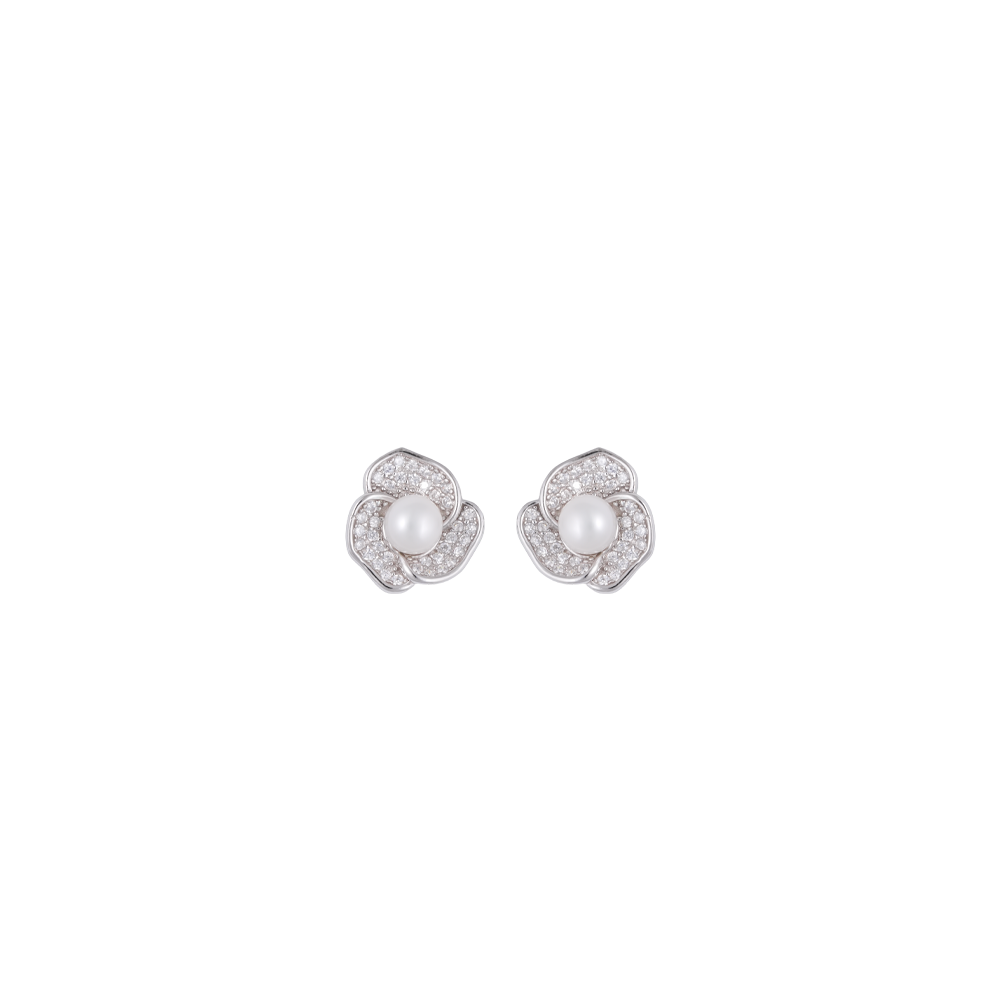 Blossom Grace Pearl Set Freshwater Pearl | Krishna Pearls and Jewellers