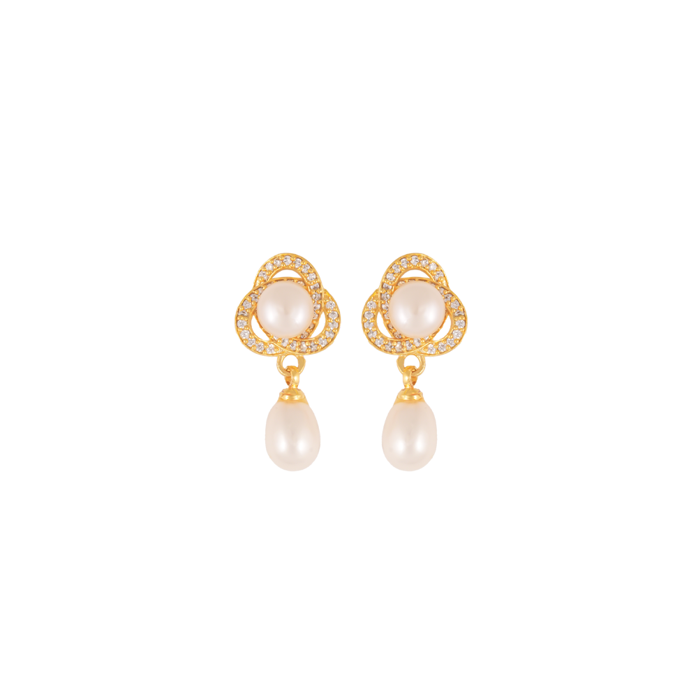 Regal Radiance White Pearl Pendant & | Krishna Pearls and Jewellers