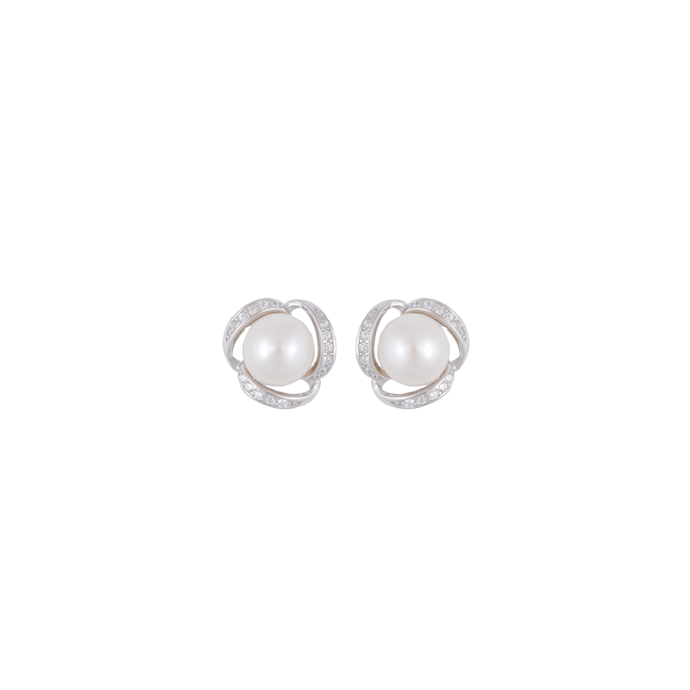 Swirling Radiance Pearl Set Freshwater | Krishna Pearls and Jewellers