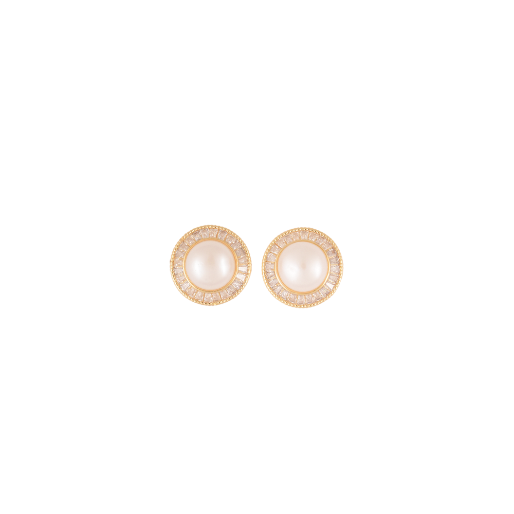 Golden Circle Elegance Pearl Pendant & | Krishna Pearls and Jewellers