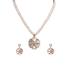 Celestial Radiance Pearl Jewelry Set | Krishna Pearls and Jewellers