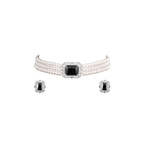 Green Grace Pearl Choker Set with | Krishna Pearls and Jewellers