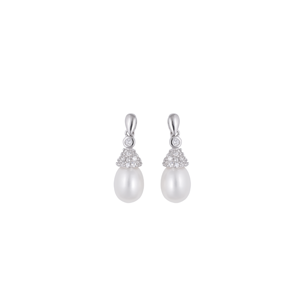 Graceful Drop Pearl Set Freshwater Pearl | Krishna Pearls and Jewellers