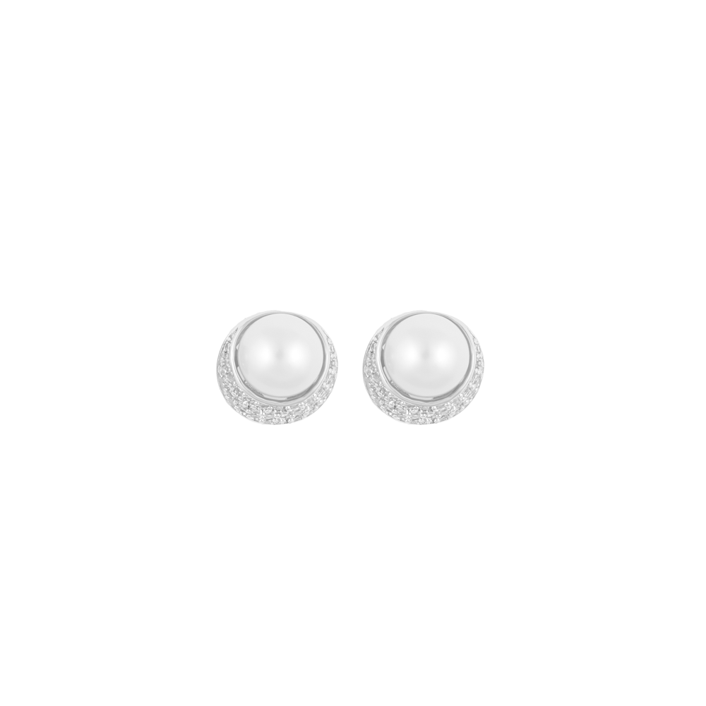 Celestial Glow Pearl Set – Dome CZ with | Krishna Pearls and Jewellers