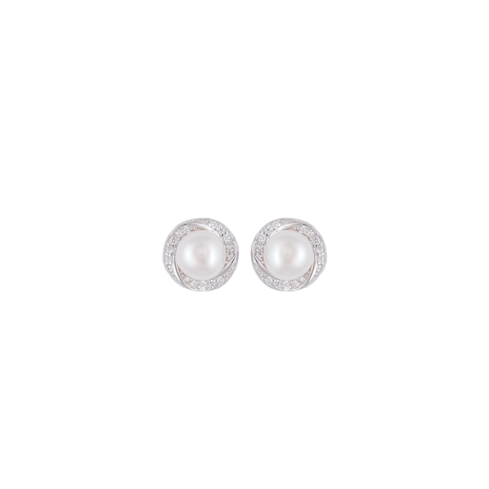 Timeless Halo Pearl Set Freshwater Pearl | Krishna Pearls and Jewellers