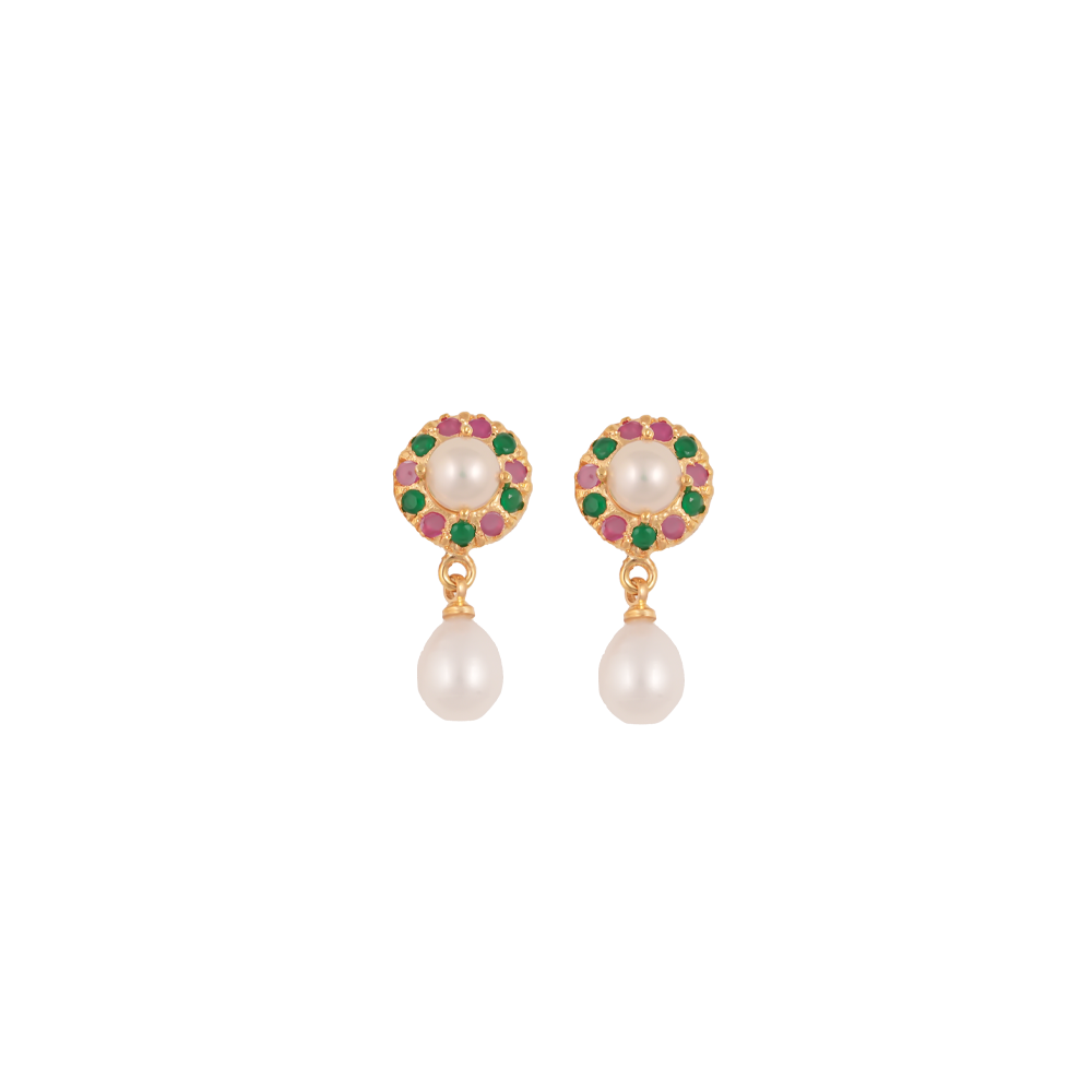 Royal Radiance Pearl & Gemstone Set | Krishna Pearls and Jewellers