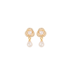 Royal Clover Pearl Drop Set Freshwater | Krishna Pearls and Jewellers