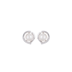 Lunar Grace ROUND Pearl Pendant & Earrings | Krishna Pearls and Jewellers