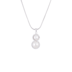 Mocha Glow Pearl Set –BROWN Pearls with CZ | Krishna Pearls and Jewellers