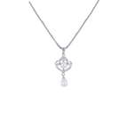 Regal Elegance White Pearl Jewelry Set | Krishna Pearls and Jewellers