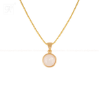 Golden Halo Moonstone Set Freshwater Pearl | Krishna Pearls and Jewellers