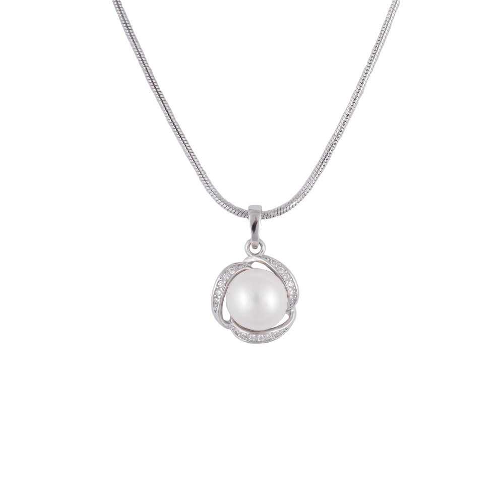 Swirling Radiance Pearl Set Freshwater | Krishna Pearls and Jewellers