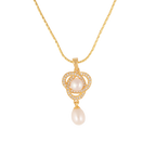Regal Radiance White Pearl Pendant & | Krishna Pearls and Jewellers