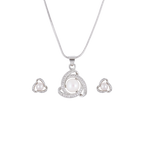 Pearl Halo Tri-Loop Set Freshwater Pearl | Krishna Pearls and Jewellers
