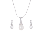Graceful Drop Pearl Set Freshwater Pearl | Krishna Pearls and Jewellers