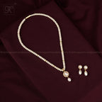 Graceful Elegance Pearl Jewelry Set | Krishna Pearls and Jewellers