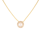 Golden Circle Elegance Pearl Pendant & | Krishna Pearls and Jewellers
