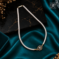 Vintage Bloom Pearl String Freshwater Pearl — view 1 — pearl jewellery — Krishna Pearls Hyderabad
