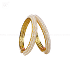 Classic Seed Pearl-Encrusted Gold-Tone | Krishna Pearls and Jewellers