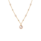 White Freshwater Pearl Pendant Necklace