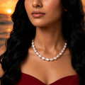 Sculpted Elegance: Irregular Silver Pearl