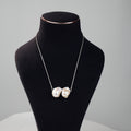 Natural Baroque Pearl Pendant Necklace | Minimalist Freshwater Pearl Jewelry