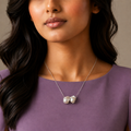 Natural Baroque Pearl Pendant Necklace | Minimalist Freshwater Pearl Jewelry